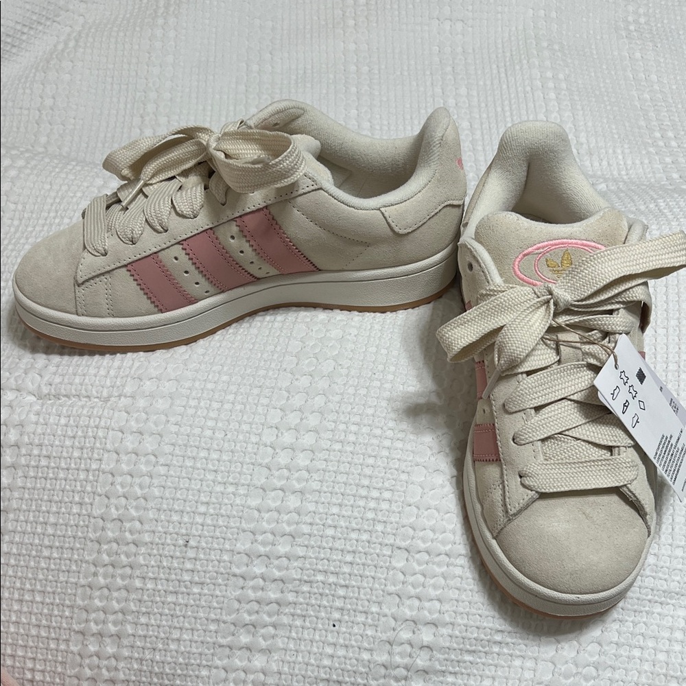adidas Women's Athletic Shoes with Pink and White Accents